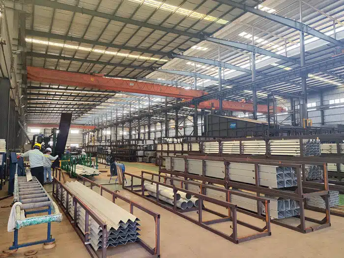 Aluminum Extrusion - Sunframe factory