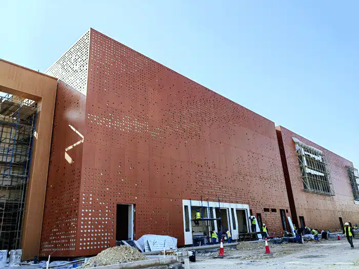 SunFrame's Perforated Aluminum Façade for G+1 Centro Mall-1