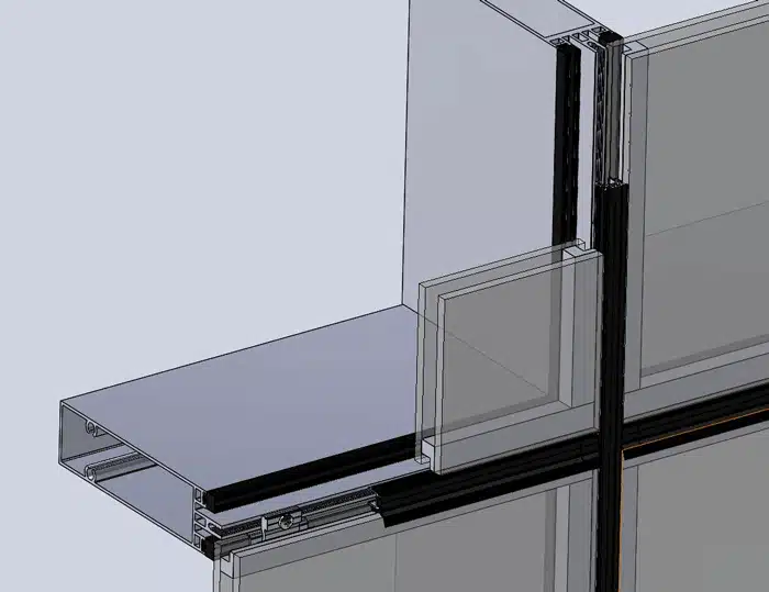 Hidden Frame Curtain Wall Product Details