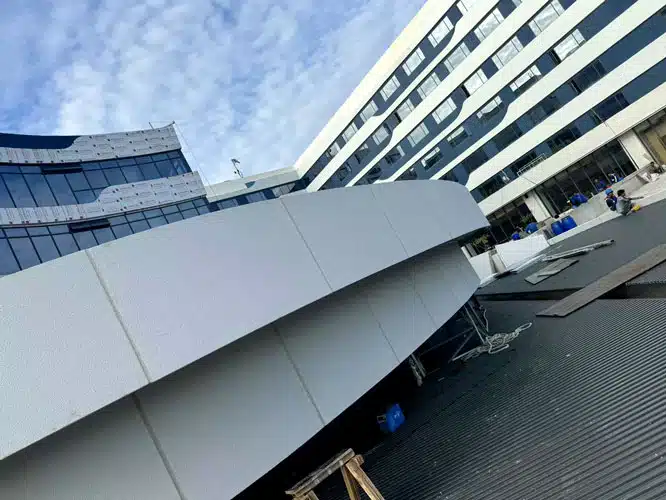 Philippines Mahi Curtain Wall Project Construction in July - 3