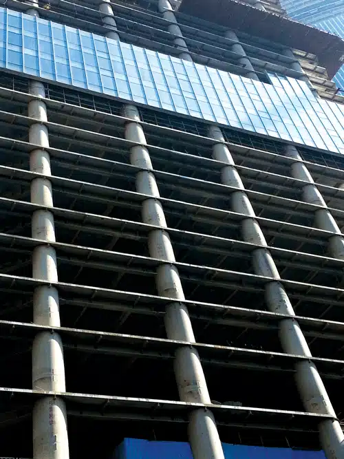 Unitized Curtain Wall Installation-1