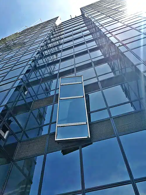 Unitized Curtain Wall Installation-2