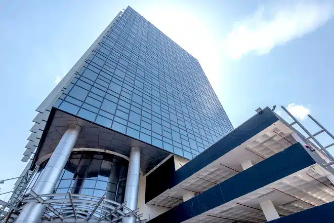 Sanlam Tower - Unitized Curtain Wall by SunFrame