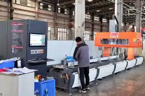 Glass Curtain Wall Component Fabrication-Cutting