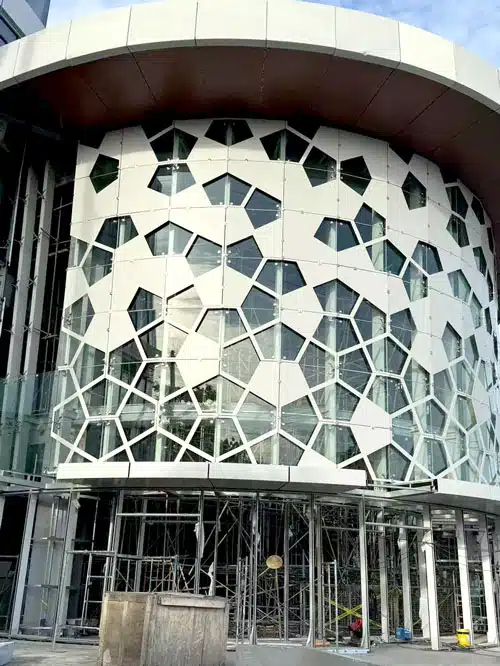 Philippines Mahi Curtain Wall Project Construction in July - 1