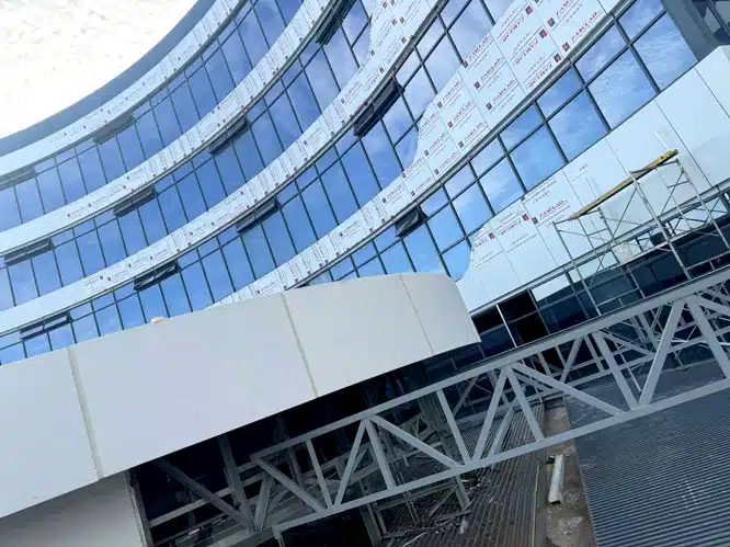 Philippines Mahi Curtain Wall Project Construction in July - 2