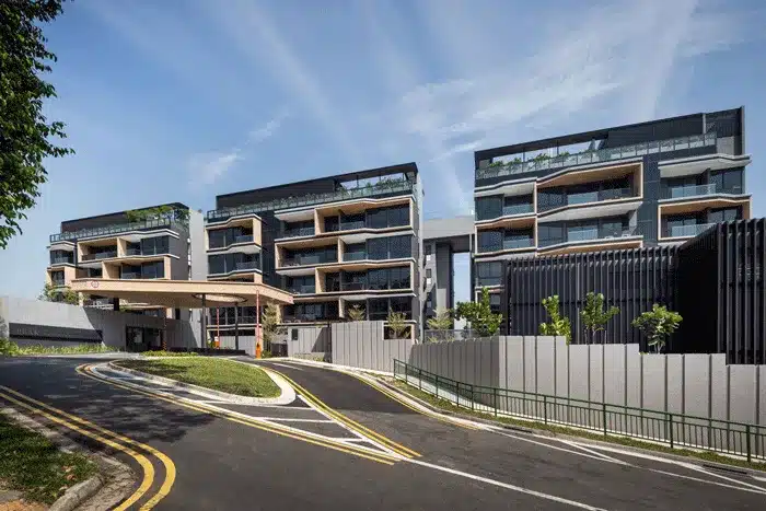 Peak Residence Singapore Facade after Construction