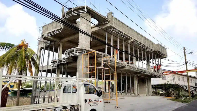 السقالات الداعمة لتركيب mullion