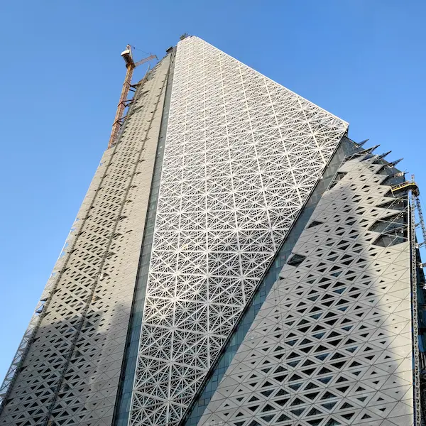 Mashrabia Curtain Wall - Burj Al Mana Tower