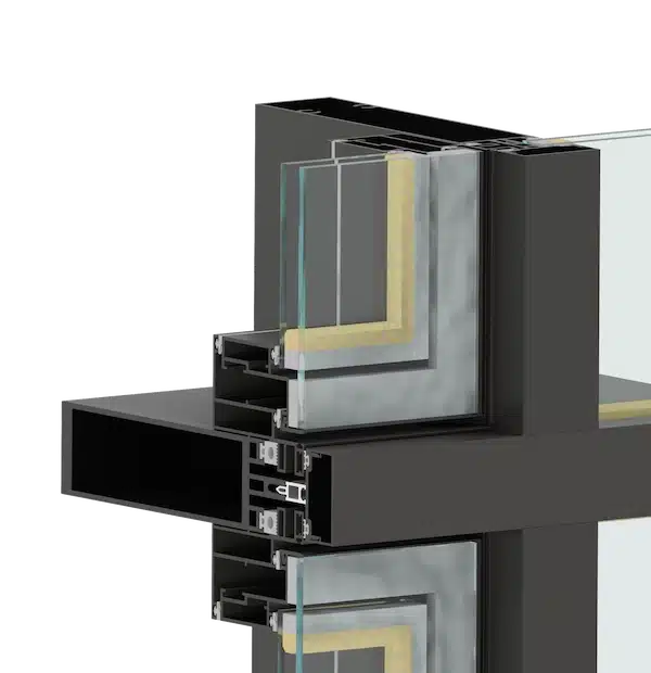 SF-GL50 Curtain Wall Section Drawing