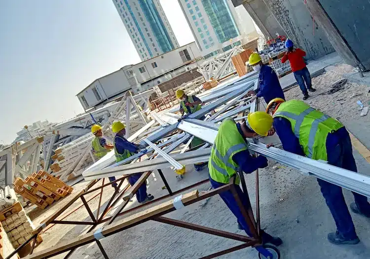 Burj Al Mana Tower - prefabrication and installation