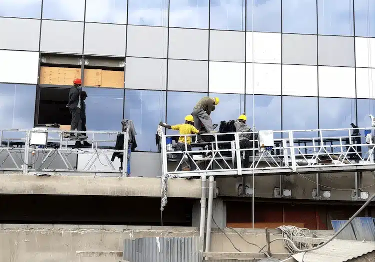 Nairobi West Hospital Facade During Construction