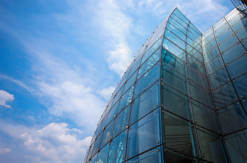 Point-Supported Glass Facade