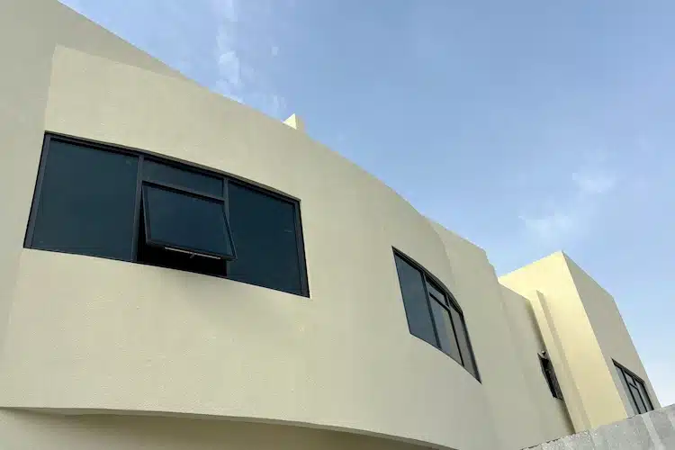 نافذة ألمنيوم علوية معلقة بفاصل حراري