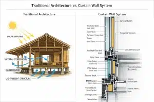 Vietnam Traditional Architecture vs Curtain Wall Performance