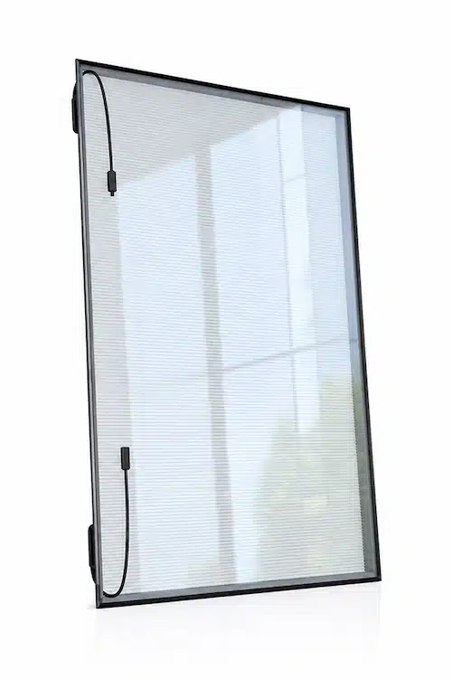 زجاج CdTe BIPV مع دمج الكابلات على الحواف