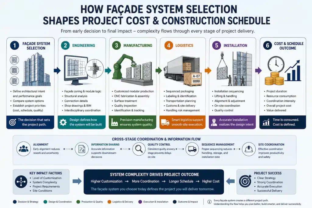 Façade System Selection Shapes Project Cost and Construction Schedule