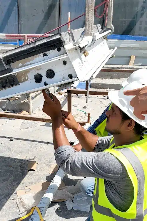 Curtain Wall Pre-Hoisting Inspection