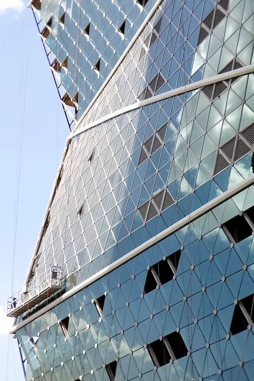 Curtain Wall Grid - Kenya Prism Tower