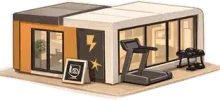 Pod House Application - Gym